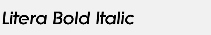 Litera Bold Italic